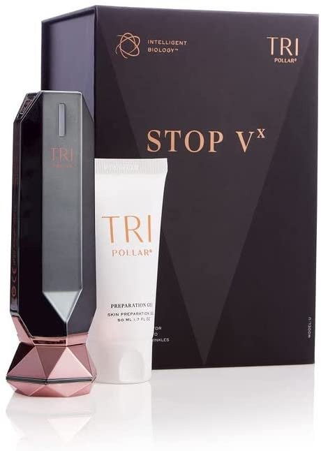 Stop Vx - High Radio Frequency Skin Tightening Facial Machine and Neck - Professional Home RF Anti-Aging Device - | Lifting | Toning | Wrinkle Removal - FDA Cleared