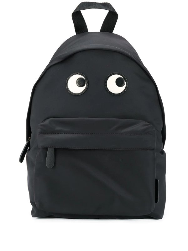 Eyes embroidered backpack