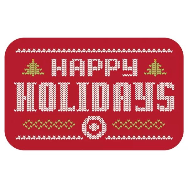 Knitted Happy Holidays GiftCard