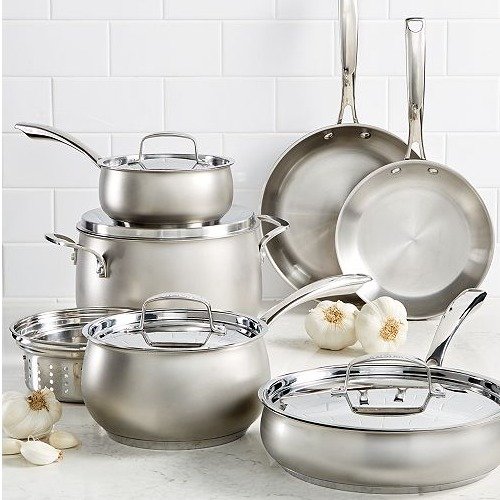 11-Pc. Stainless Steel Cookware Set, Created for Macy's