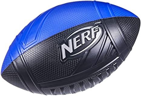 Pro Grip Football -- Classic Foam Ball -- Easy to Catch and Throw -- Great for Indoor and Outdoor Play -- Blue