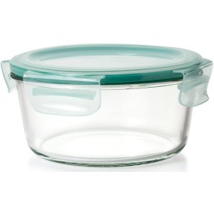 OXO Good Grips 7 Cup Smart Seal Leakproof Glass Round Food Storage Container