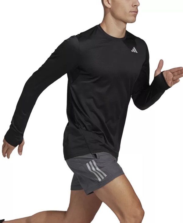 Men's Own the Run Performance AEROREADY Long-Sleeve T-Shirt