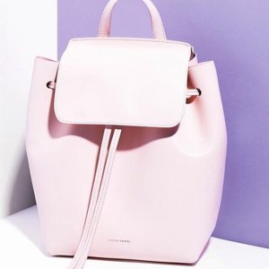 Mansur Gavriel Pink Backpack @ Bergdorf Goodman