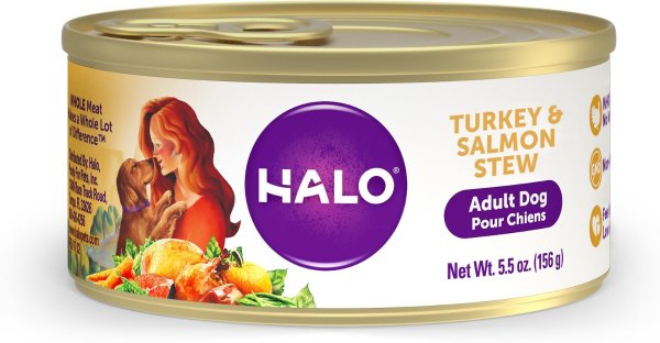 Turkey & Salmon Recipe Adult Canned Dog Food, 5.5-oz, case of 12 - Chewy.com