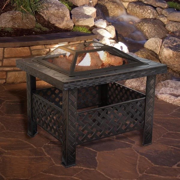 Jaimes Steel Wood Burning Fire Pit TableJaimes Steel Wood Burning Fire Pit TableRatings & ReviewsCustomer PhotosQuestions & AnswersShipping & ReturnsMore to Explore