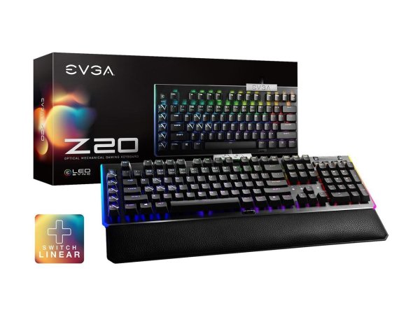 EVGA Z20 RGB Optical Mechanical (Linear Switch) Gaming Keyboard
