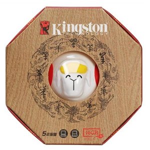 Kingston Digital 16GB USB 2.0 闪存盘，羊年限量版