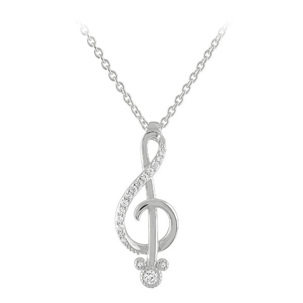 Mickey Mouse Music Necklace by Rebecca Hook | shopDisney