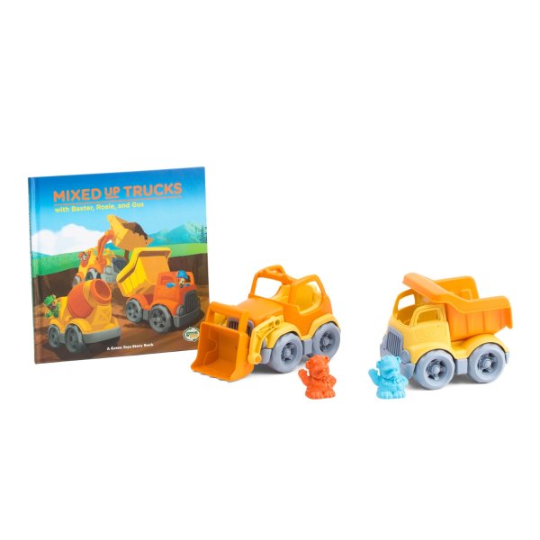 Mixed Up Trucks Book Set With Toy Vehicles