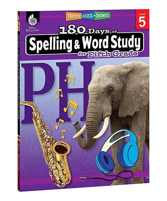 Fifth Grade 180 Days of Spelling & Word Study Workbook