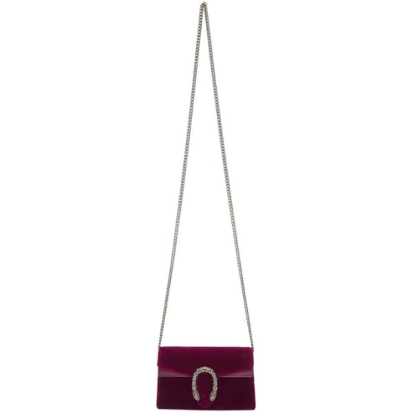 - Purple Velvet Super Mini Dionysus Bag
