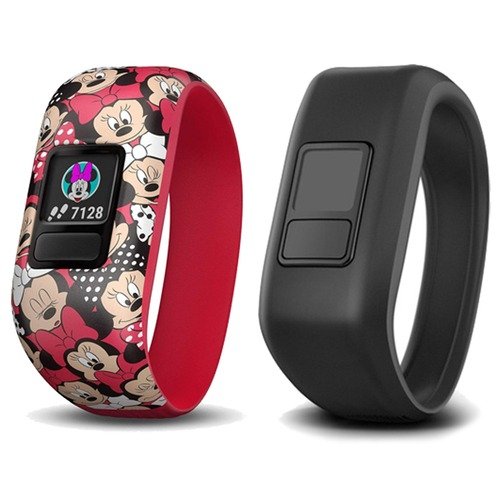 Vivofit Jr 2 with Two Stretchy Bands (Minnie Mouse & Black)