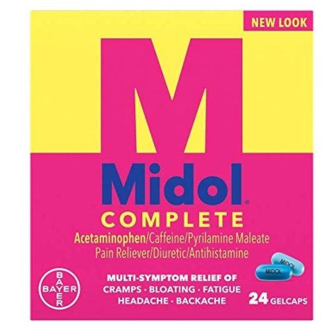 Midol Complete Gelcaps 24ct