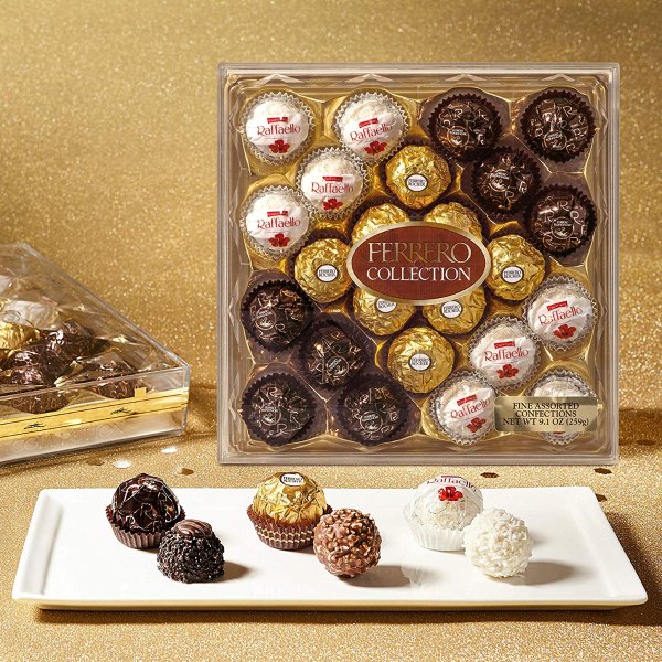 Ferrero Collection Fine Assorted Confections , 24 Count Gift Box, 9.1 oz.