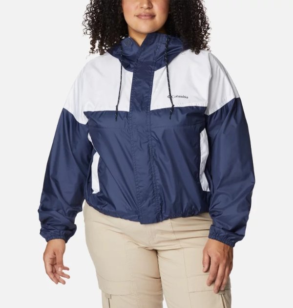 Women's Flash Challenger™ Cropped Windbreaker - Plus Size | Columbia Sportswear