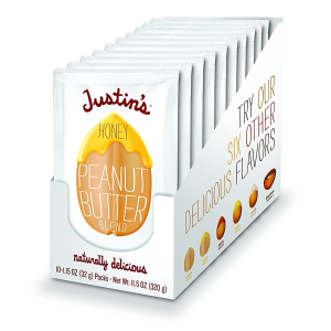 Justin's Honey Peanut Butter Squeeze Packs (Pack of 10)