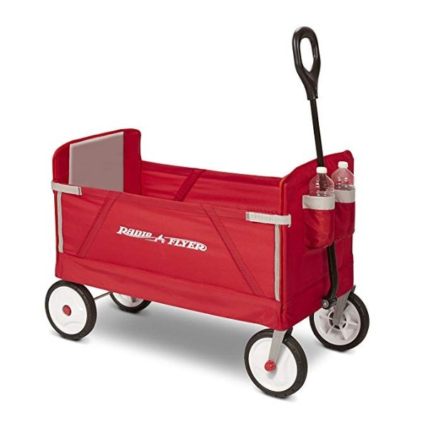 3-in-1 EZ Folding Wagon for kids and cargo