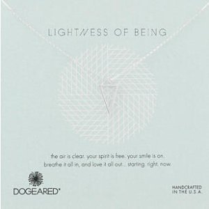 Dogeared Lightness Of Being Air Triangle Necklace
