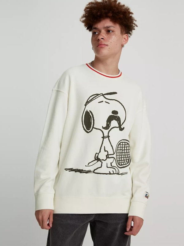 ® X Peanuts Relaxed Crewneck Sweatshirt