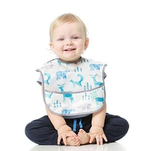 Bumkins SuperBib, Baby Bib, Waterproof, Washable, Stain and Odor Resistant, 6-24 Months, 3-Pack @ amazon