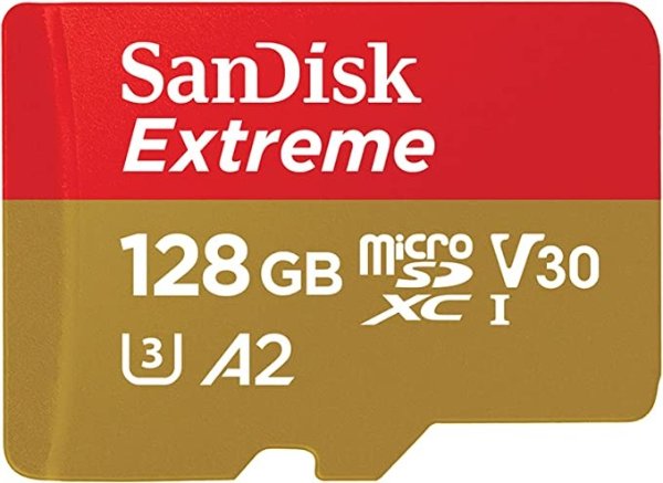 128GB Extreme microSD卡 送SD卡套