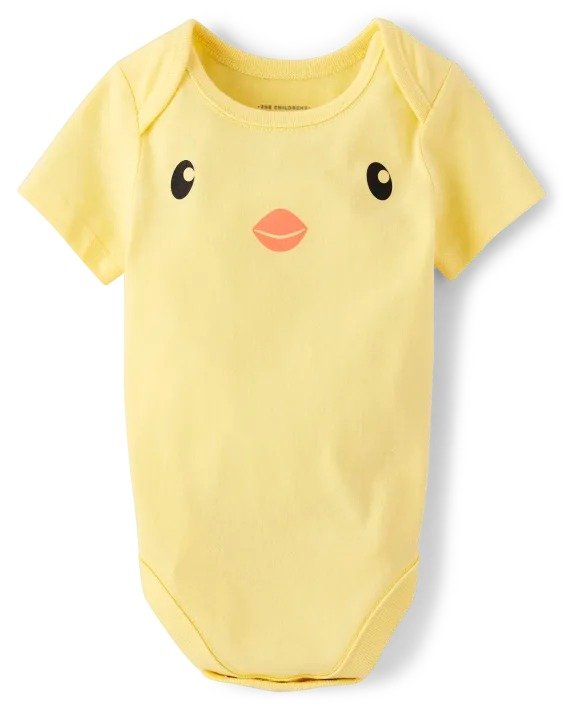 Unisex Baby Short Sleeve Easter Chick Graphic Bodysuit | The Children's Place - SUN VALLEY