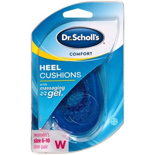 Dr. Scholl’s Comfort Heel Cushions for Women, 1 Pair, Size 6-10