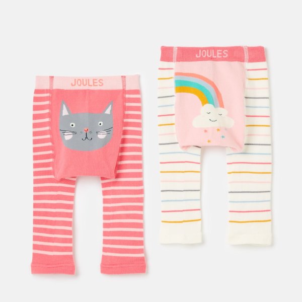 Lively Character Knit Leggings 2 Pack 0-24 Months
