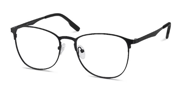 Ember Square Matte Black Full Rim Eyeglasses | Eyebuydirect
