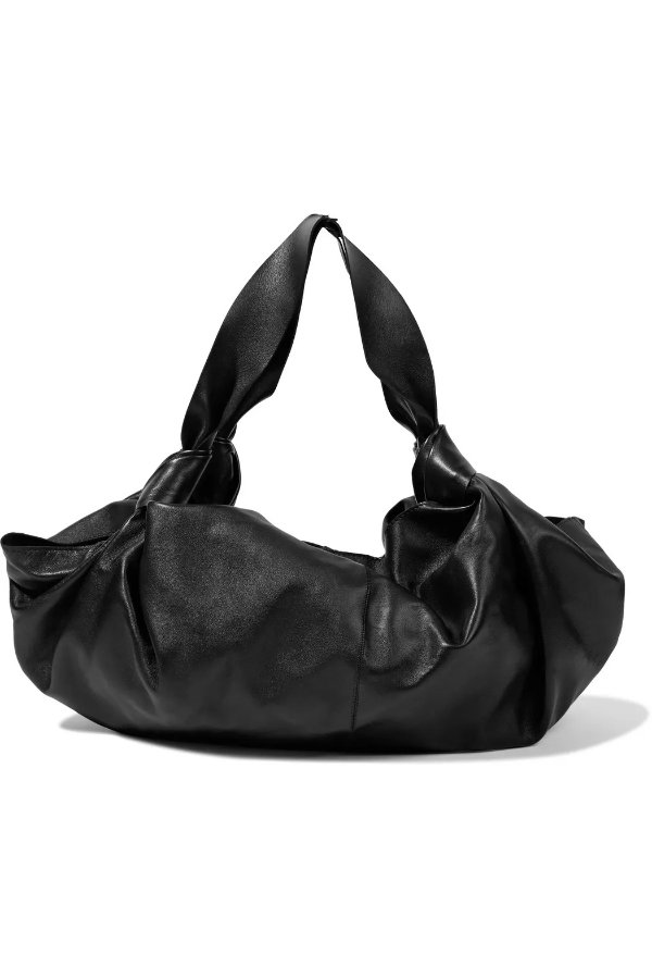 Ascot medium knotted leather tote