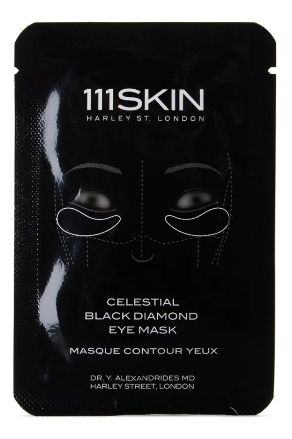 Celestial Black Diamond Eye Mask, 0.2 oz
