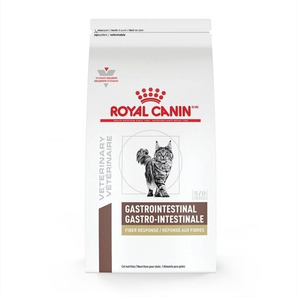 Veterinary Diet Adult Gastrointestinal Fiber Response Dry Cat Food, 8.8-lb bag