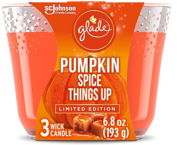 Glade Candle Pumpkin Spice Things Up