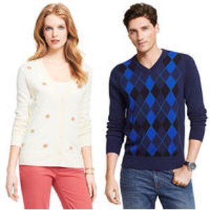 All Sweaters + Up to $30 Off with Any $100 Purchase or More @ Tommy Hilfiger