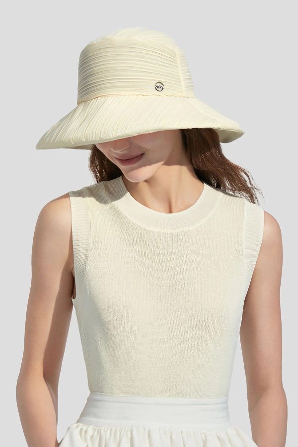 Dome Pleats - Women's UV Protection Sun Hat UPF50+
