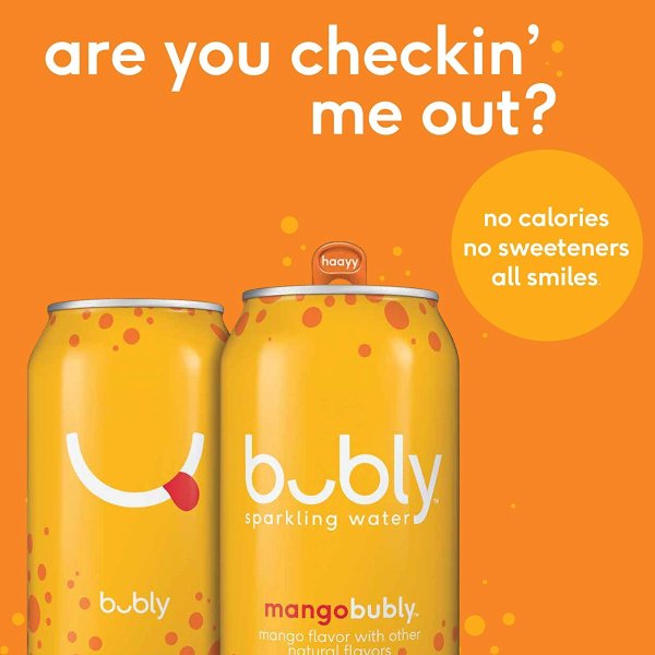 12oz bubly Sparkling Water (Various Flavors)