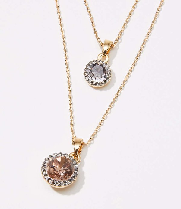 Sparkle Delicate Necklace Set 