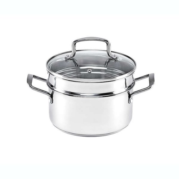 Our Table™ 3 qt. Stainless Steel Covered Soup Pot | Bed Bath & Beyond