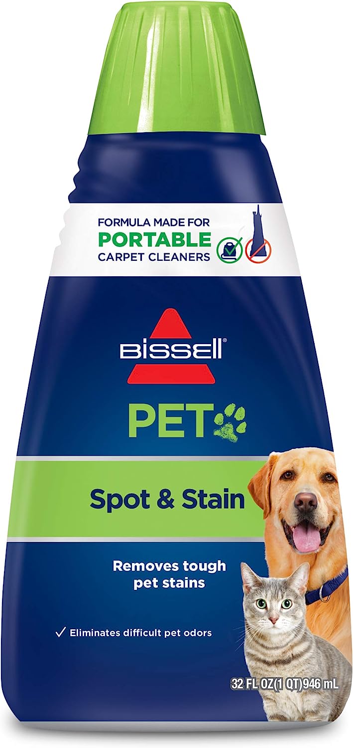 Amazon.com: Bissell 74R7 Pet Stain &amp; Odor Portable Machine Formula, 32-Ounce, Fl Oz : Everything Else