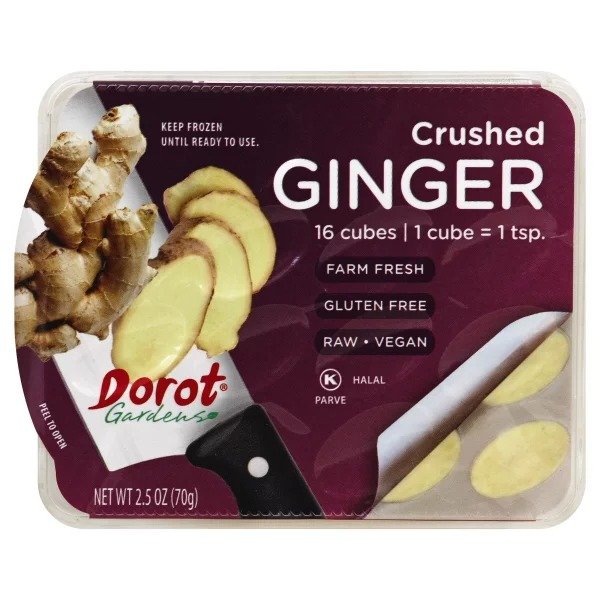 Dorot: Frozen Crushed Ginger Cubes, 2.5 Oz