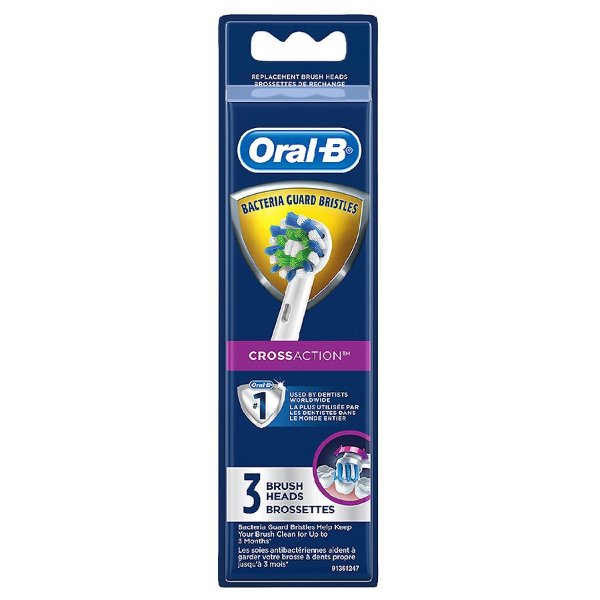 CrossAction Electric Toothbrush Replacement Brush Heads