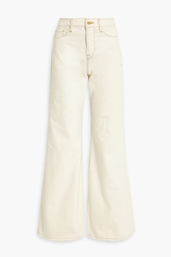 Le Palazzo high-rise wide-leg jeans
