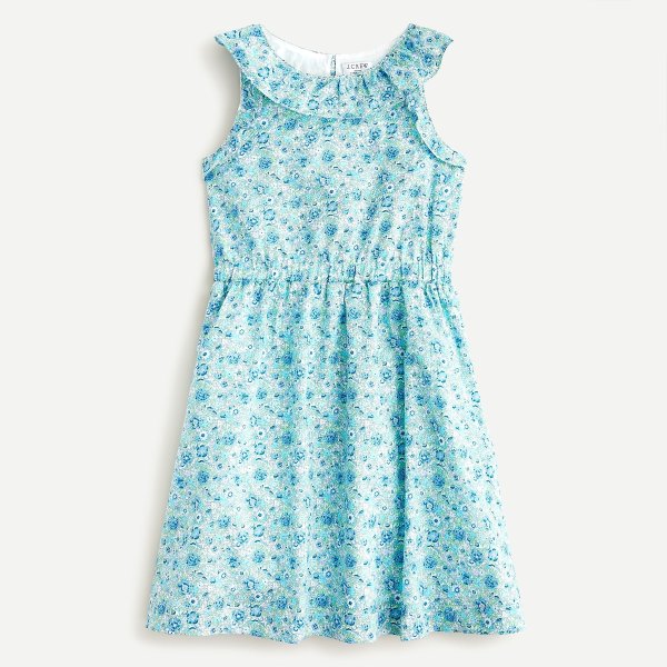 Girls' ruffle detail dress in Liberty® floral