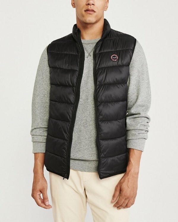 Mens Lightweight Packable Vest | Mens Winter Sale | Abercrombie.com