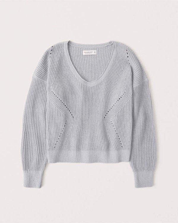 Women's Slouchy Chenille Sweater | Women's Clearance | Abercrombie.com