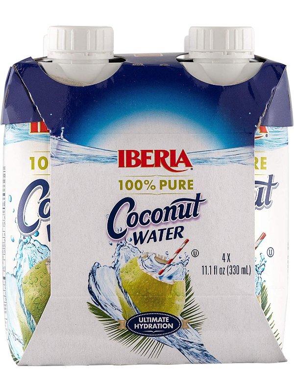 100% Natural Coconut Water 11.1 Oz (Pack Of 4)
