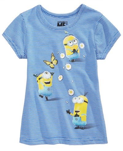 Despicable Me Striped T-Shirt, Little Girls