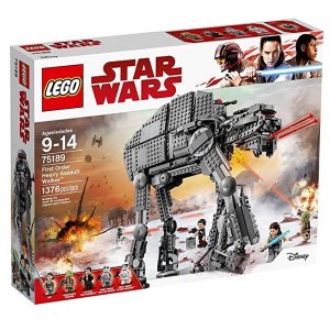 LEGO Star Wars Episode VIII First Order Heavy Assault Walker 75189 Building Kit (1376 Piece) @ Amazon
