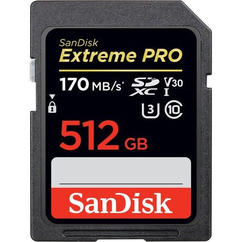 512GB Extreme PRO UHS-I SDXC Memory Card